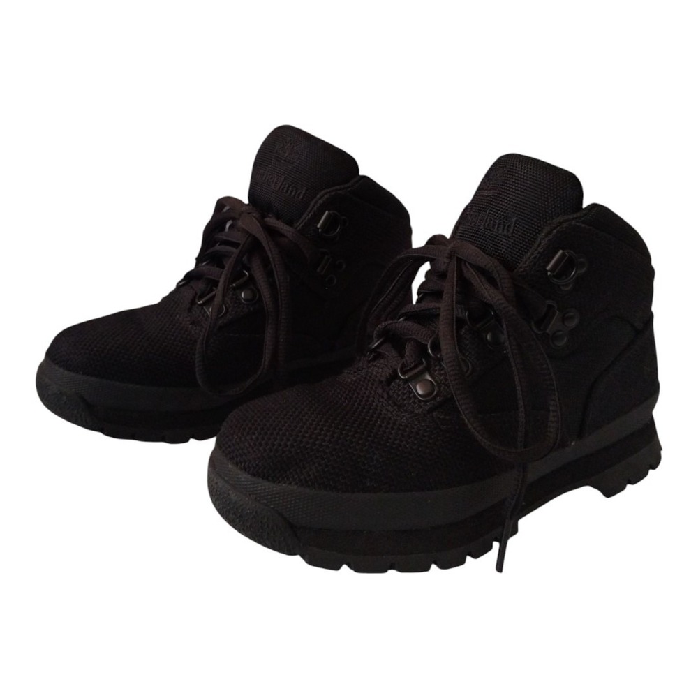 Timberland Euro Hiker Boot Black Outdoor Boys 13